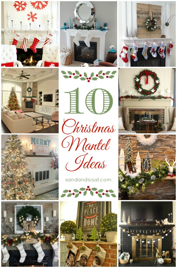 10 Christmas Mantel Ideas