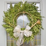 Boxwood Wreath - Christmas Home Tour