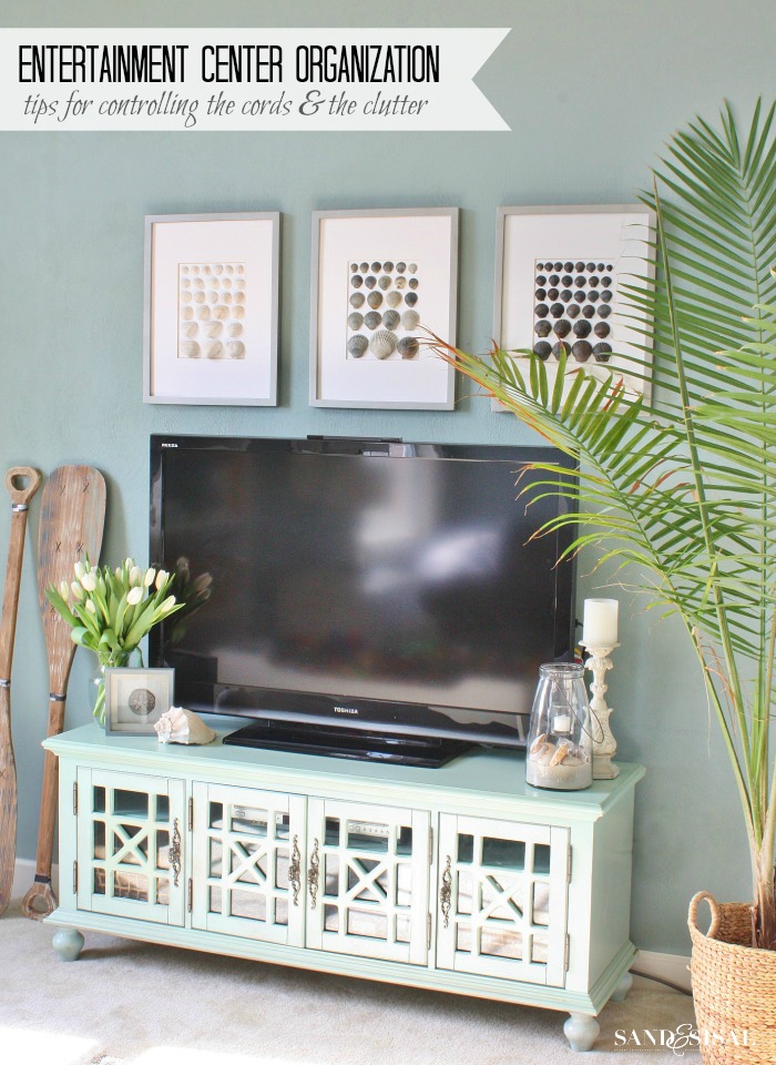 Entertainment Center Organization Tips