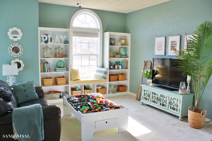 Organized Playroom - Entertainment Room