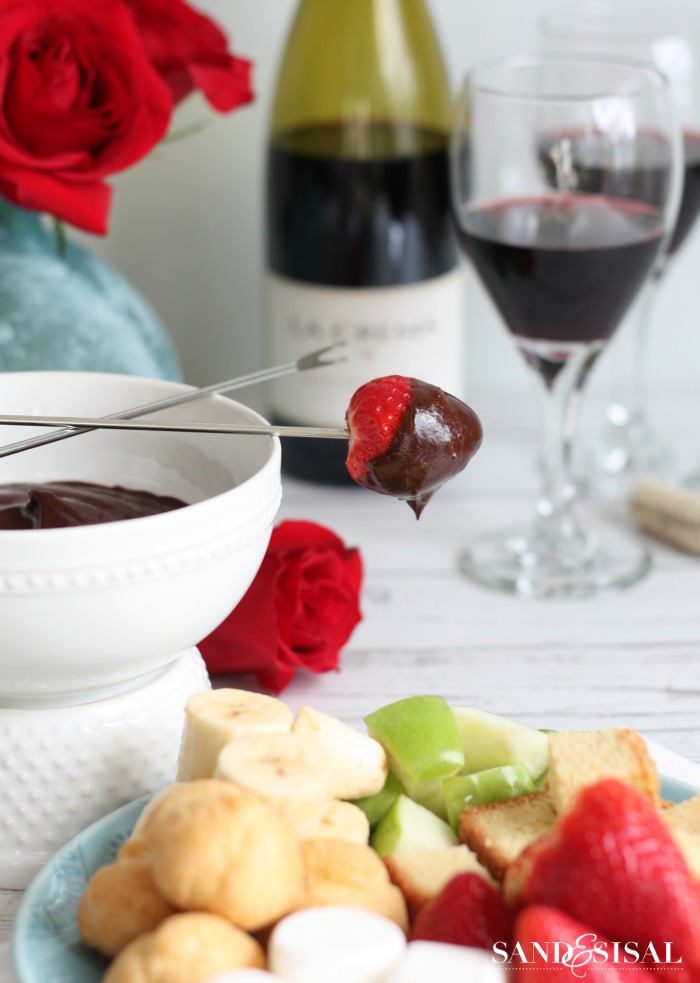 Chocolate Fondue For Two
