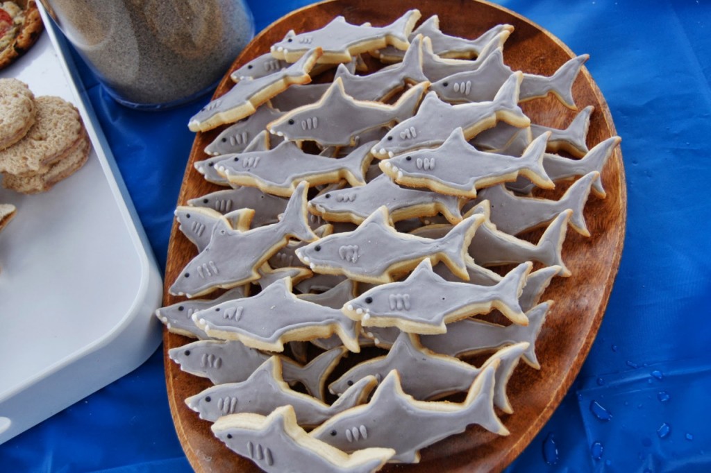 Shark Cookies - Coastal Cookies