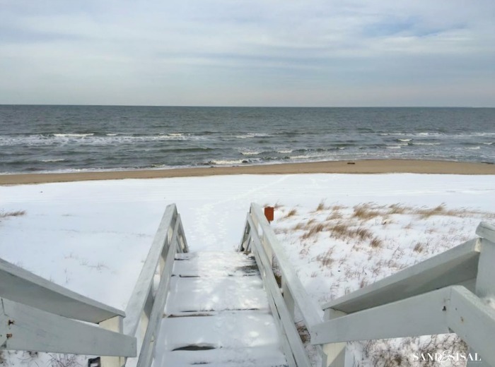 Snowy Boardwalk