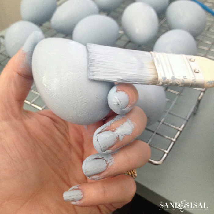 Chalk Paint Easter Eggs