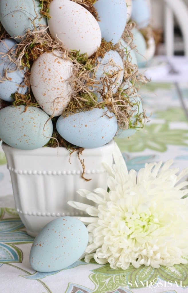 Easter Craft - DIY Easter Egg Topiary