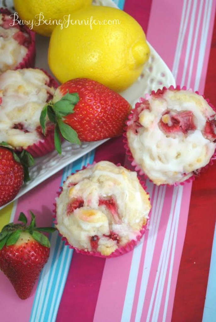 Strawberry-Lemon-Muffins