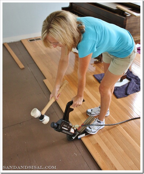 Installing Hardwood Floors - Sand and Sisal