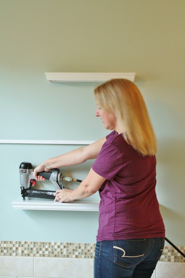 DIY Floating Display Shelves