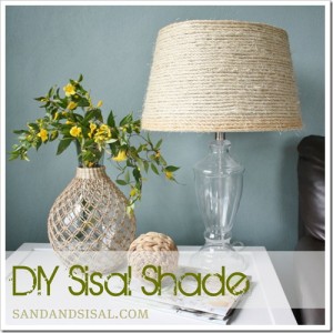 DIY Sisal Rope Shade