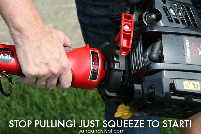 The coolest tool ever! Troy-bilt's JumpStart Engine Starter. Makes an awesome Father's Day Gift.