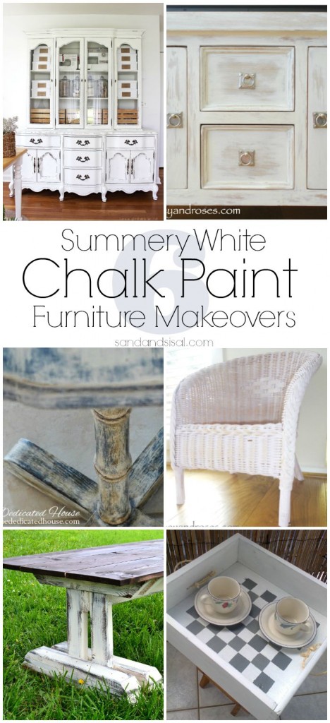 Summery White Chalk Paint Furniture Makeovers
