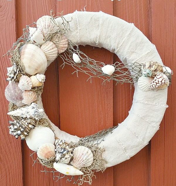 Coastal Sea Shell Wreath