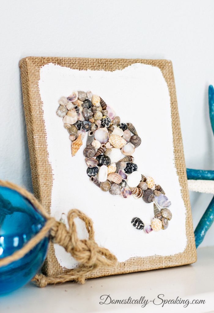 DIY-Seashell-Seahorse-Art