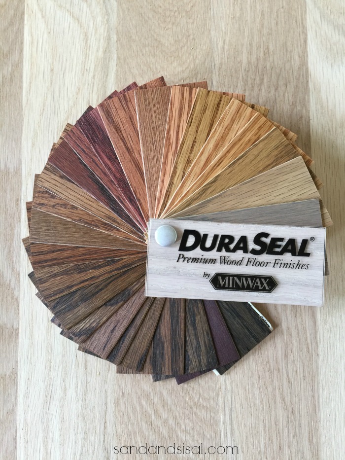 Duraseal Floor Stain Chart