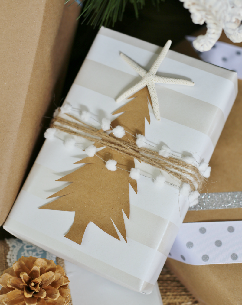 Gift Wrapping Ideas - Paper Christmas Tree