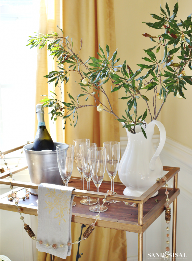 Champagne Bar Cart