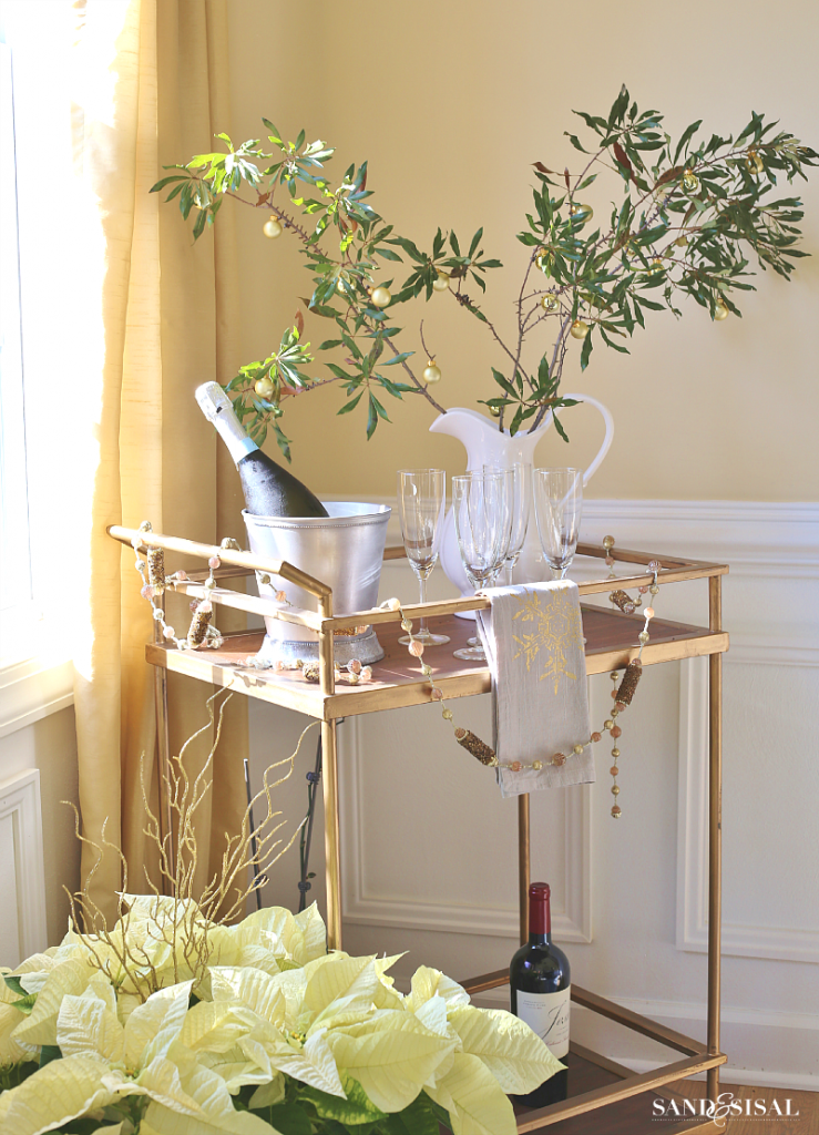 Christmas Bar Cart