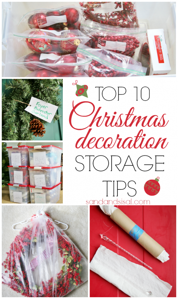 Christmas Decoration Storage Tips  Sand and Sisal