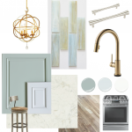 Coastal Kitchen Design Board