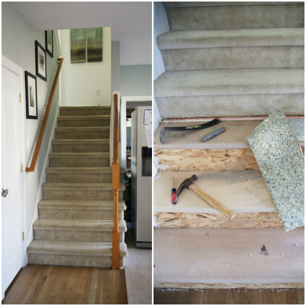 Removing Carpet from stairs
