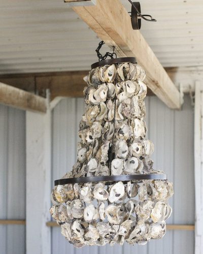 Oyster Shell Chandelier