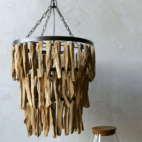 Simply-Natural-Driftwood-Chandelier- Coastal Chandeliers and Pendants