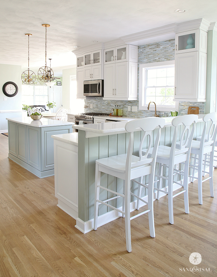 Coastal Kitchen Makeover the reveal Coastal Kitchen Makeover the reveal