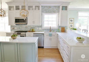 Gorgeous Coastal Kitchen Makeover