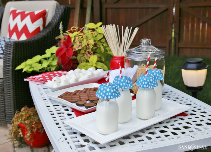 4th of July S'mores Bar