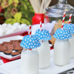 S'mores Bar - Milk Bottles with Cupcake Liners