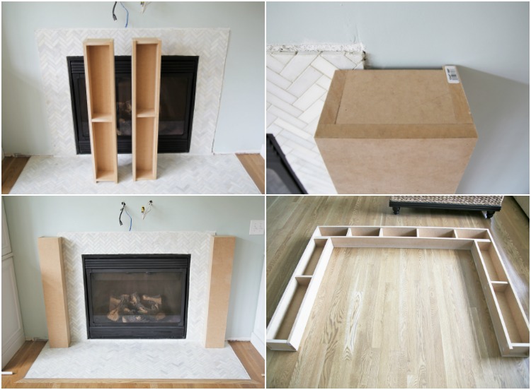 Diy Rustic One Piece Look Wood Mantel - Youtube