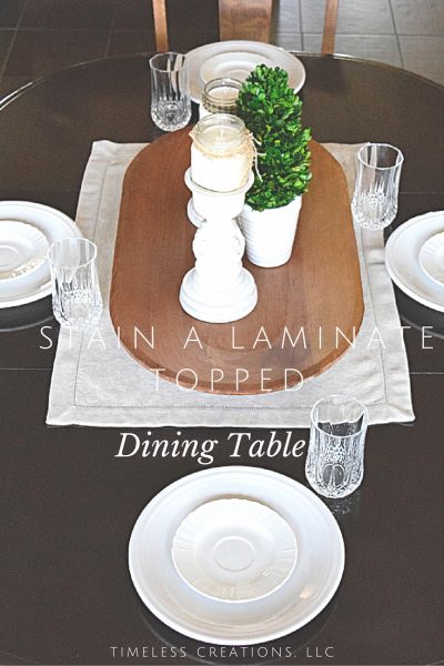 Stain-a-Laminate-Topped-Table