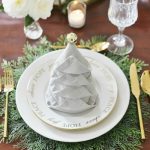 Christmas Tree Napkin Fold Tutorial