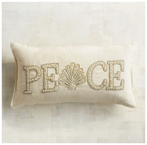 beaded-peace-shell-pillow