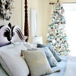 Classic Coastal Christmas Bedroom