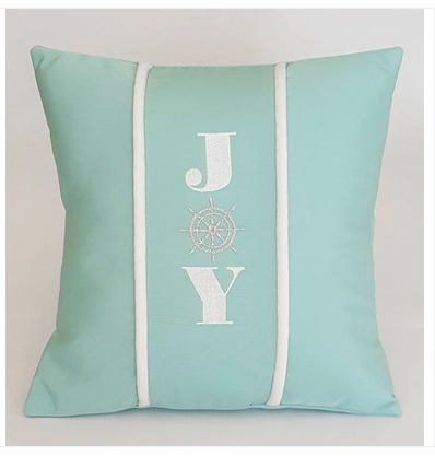 joy-holiday-pillow Coastal Christmas Pillows