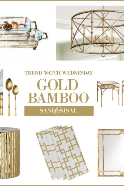 Trend Watch Wednesday - Gold Bamboo