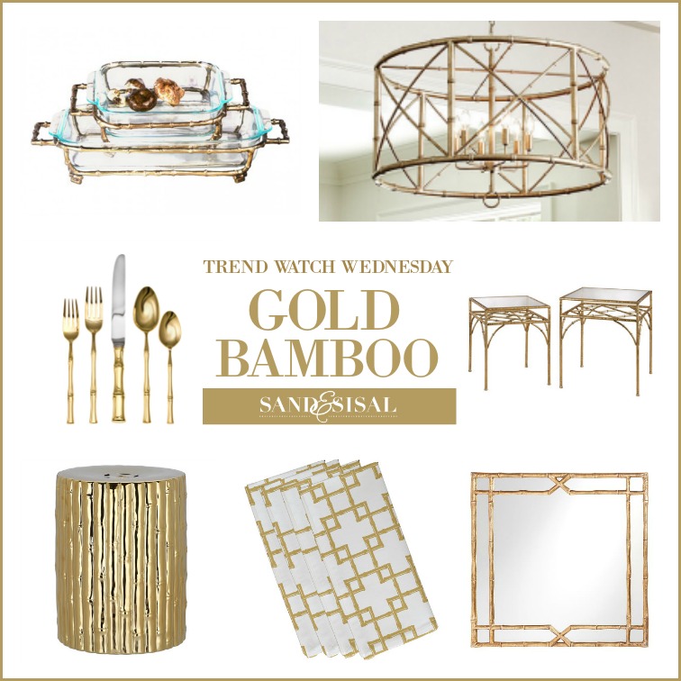 Trend Watch Wednesday - Gold Bamboo