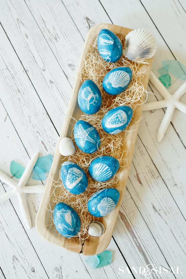 Coastal Easter Eggs 
