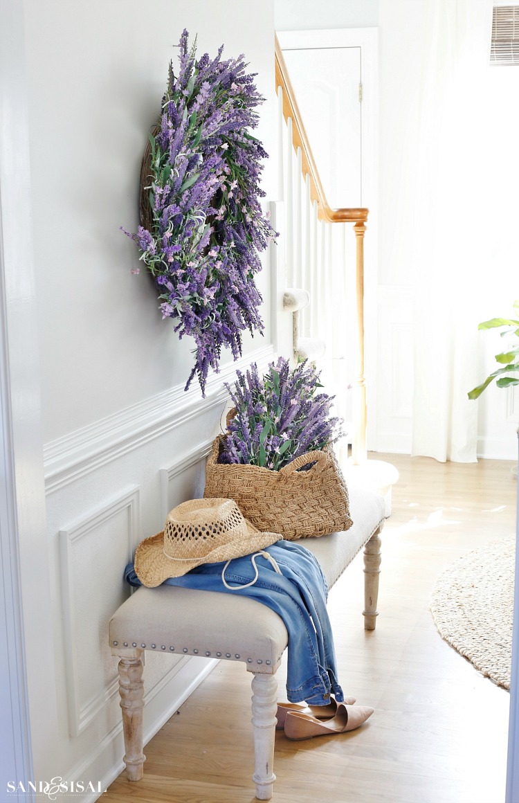 Lavender Wreath and Basket