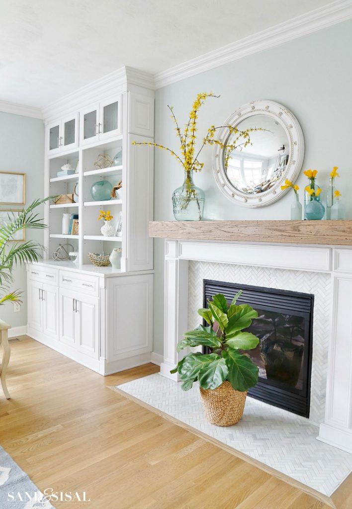 Spring Family Room and Kitchen Tour - Sand and Sisal