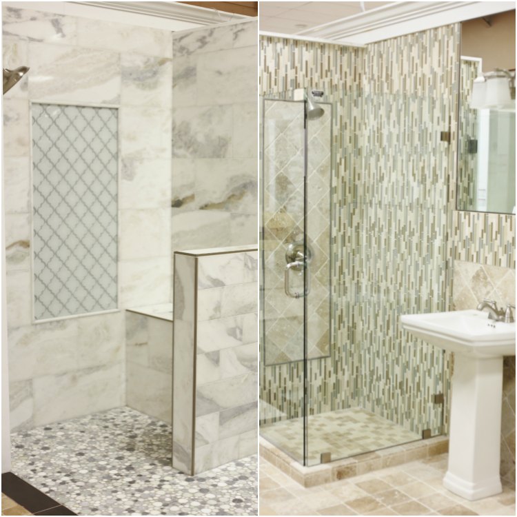 Tile bathrooms - Floor and Decor