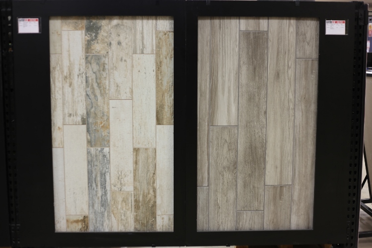 wood plank porcelain tiles