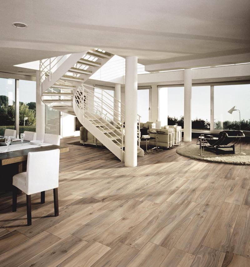 Heartwood Beige Wood Plank Porcelain Tile