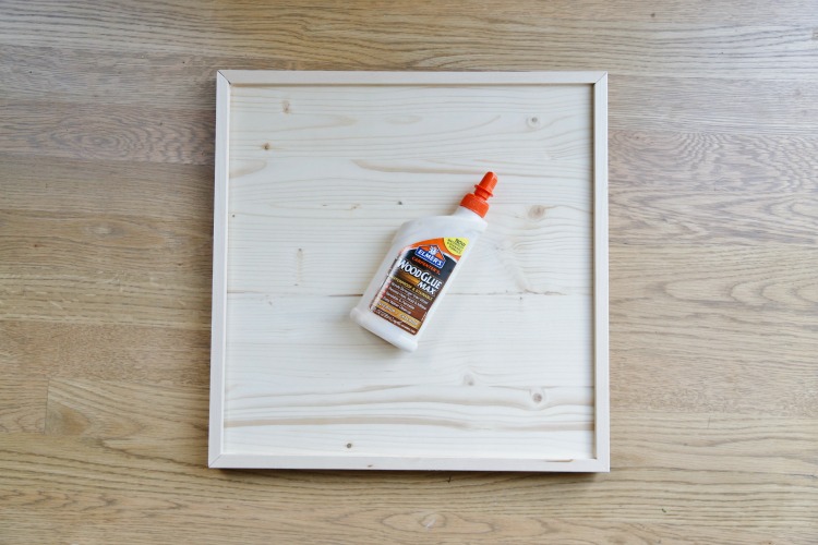 DIY coastal tic tac toe board - step 2