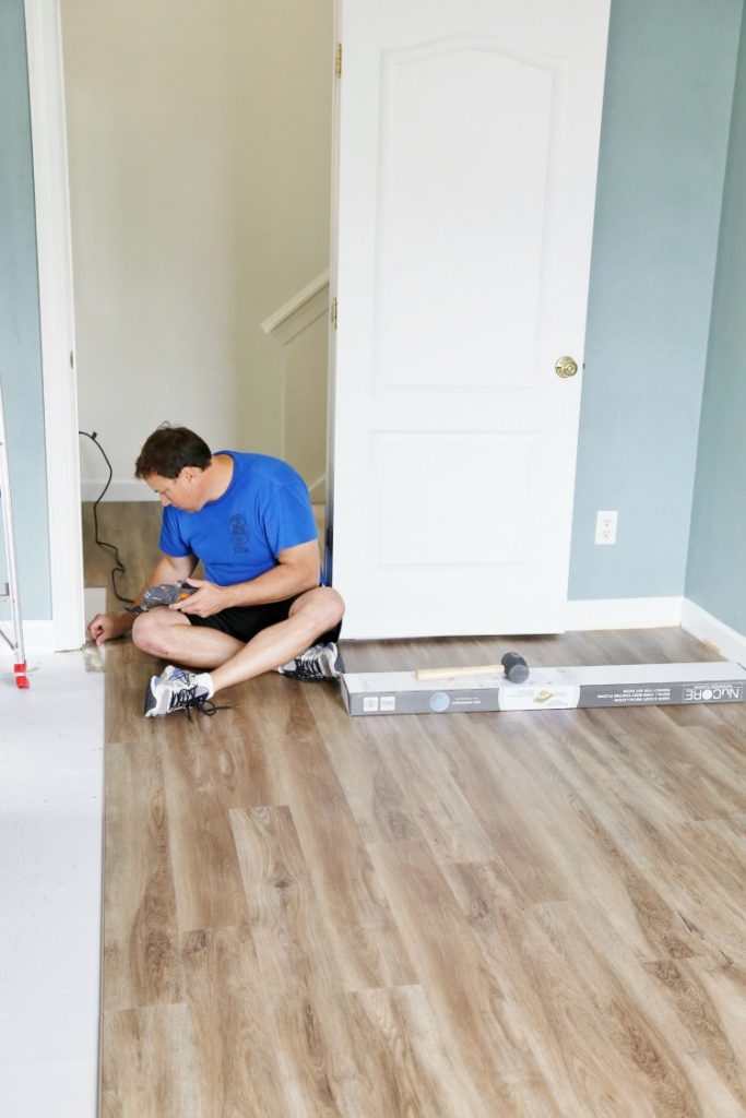 How to Install Luxury Vinyl Plank Flooring Sand and Sisal