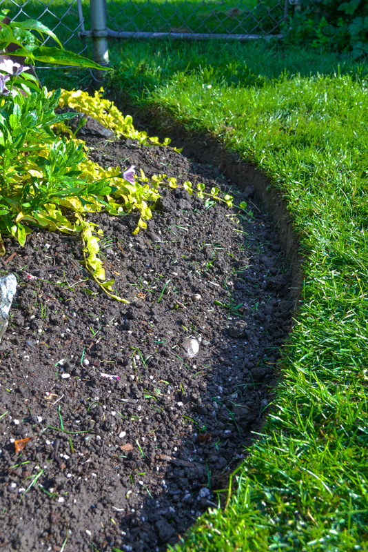 How to edge Flower Beds