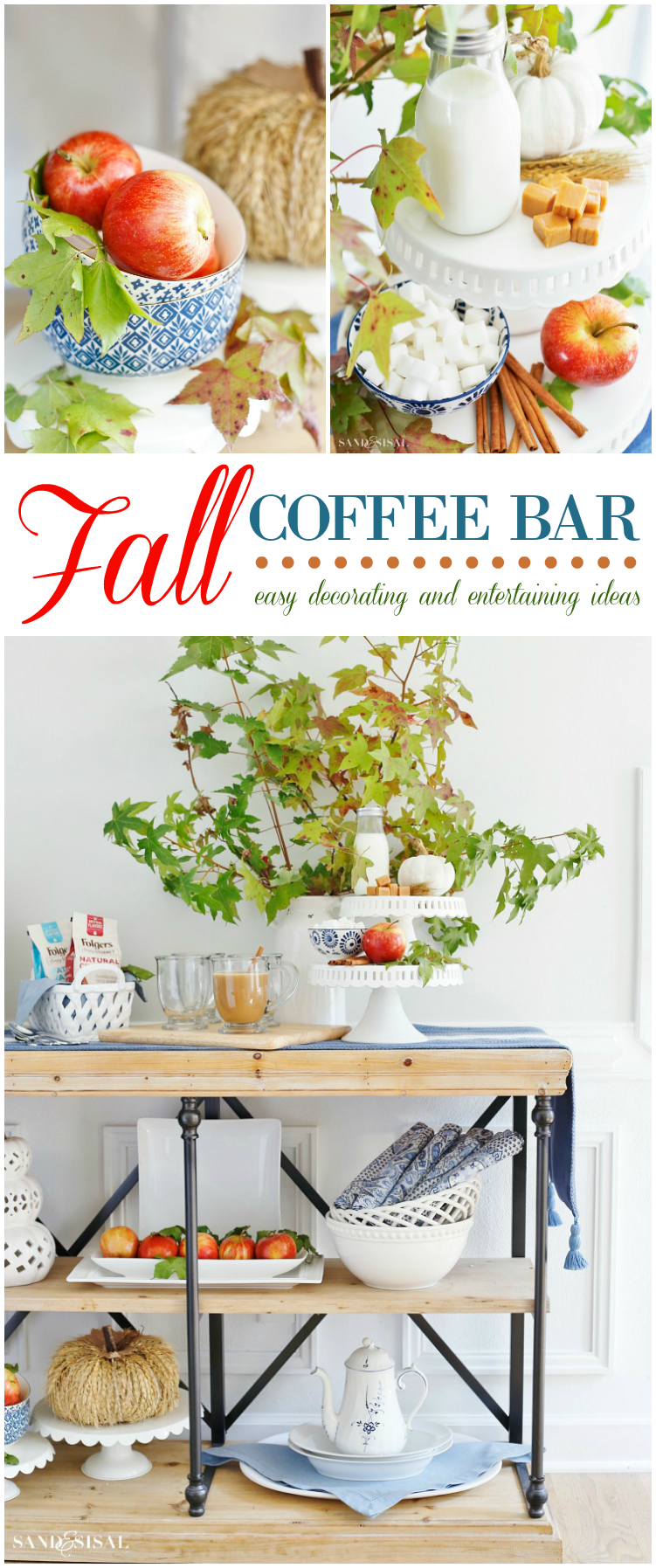 Christmas Coffee Bar Decor and DIYs and ideas for your home