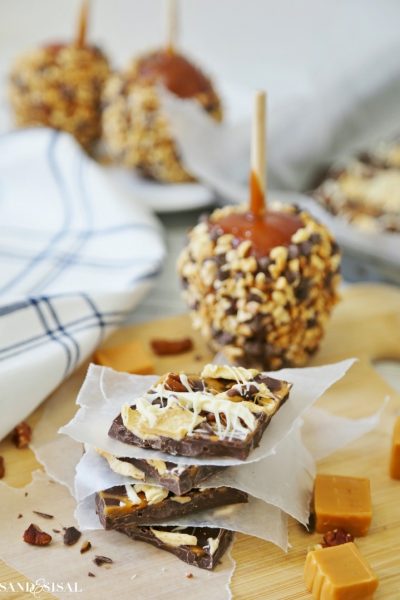 Chocolate Caramel Apple Bark