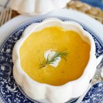 Roasted Butternut Squash Soup with a spicy kick